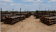 Oil field pipe yard